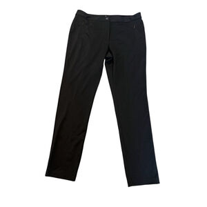 THREADS SAKS FIFTH AVE Pant Women’s XL Black Stretch Straight Leg Mis Rise